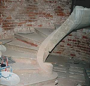 remains of the Klenze stairs